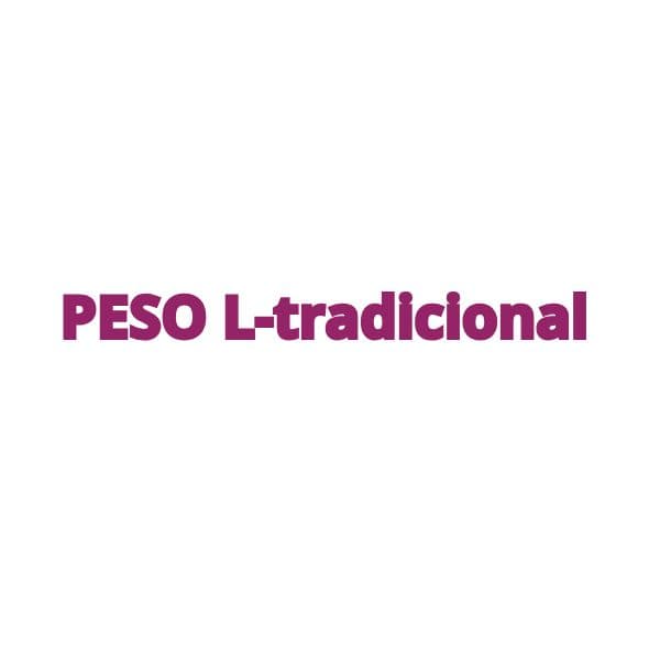 Peso L-tradicional
