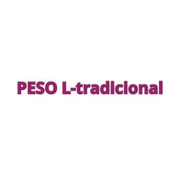Peso L-tradicional
