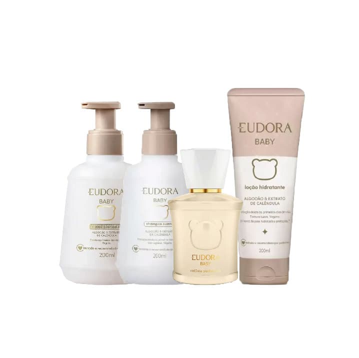 Kit Para Cuidados Diários Do Bebê Eudora Baby