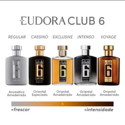 Club 6 Eudora Desodorante Colônia 95ml