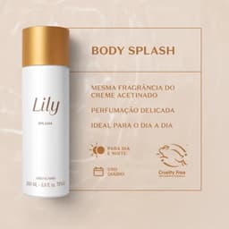 Splash Lily Desodorante Colônia 200ml O Boticário