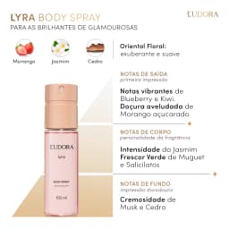 Body Spray Lyra Desodorante 100ml Eudora