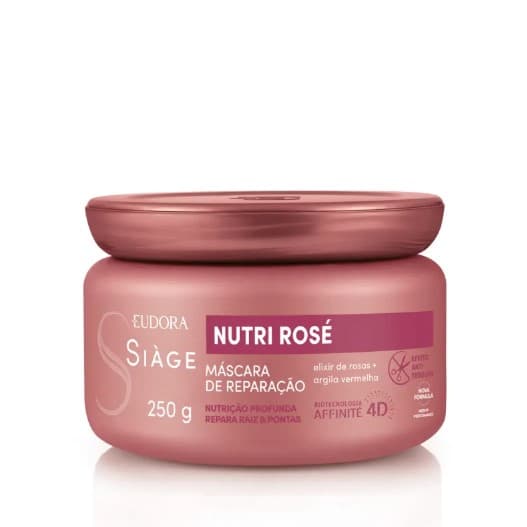 Máscara Capilar Siàge Nutri Rosé Eudora