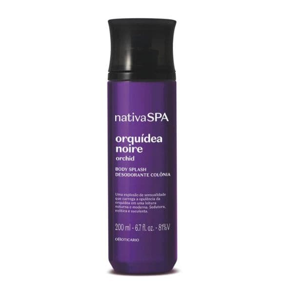 Body Splash Orquídea Noire Nativa Spa 200ml O Boticário