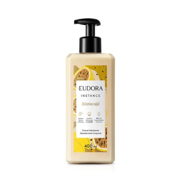 Creme Hidratante Instance Maracujá 400ml Eudora