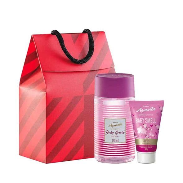 Kit Presente Baby Smell Aquavibe Duo Avon