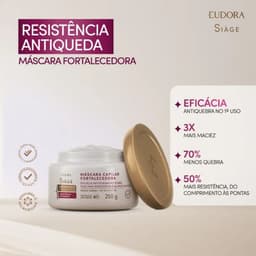 Máscara Capilar Siàge Dermo Hair Resistência Antiqueda 250g Eudora