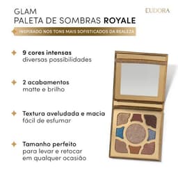 Paleta de Sombra Glam Royale 7g Eudora