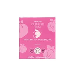 Sabonetes Em Barra Cuide-se Bem Doçura na Pessegura 4x80g O Boticário