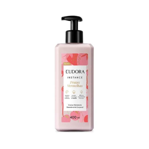Creme Hidratante Instance Frutas Vermelhas 400ml Eudora
