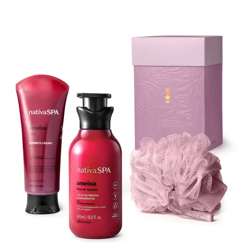 Kit Nativa Spa Ameixa Presente Dia das Mães 2025 O Boticário