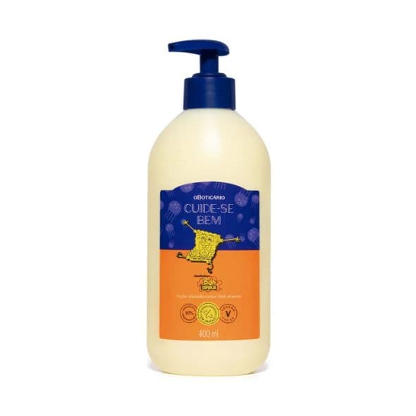 Loção Hidratante Cuide-se Bem Bob Esponja 400ml O Boticário