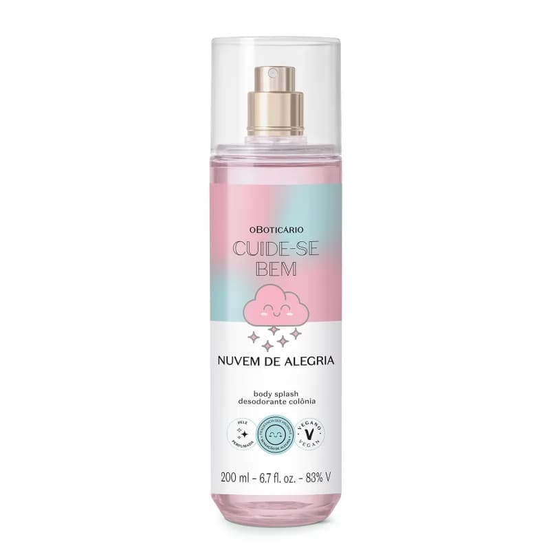 Body Splash Cuide-se Bem Nuvem de Alegria