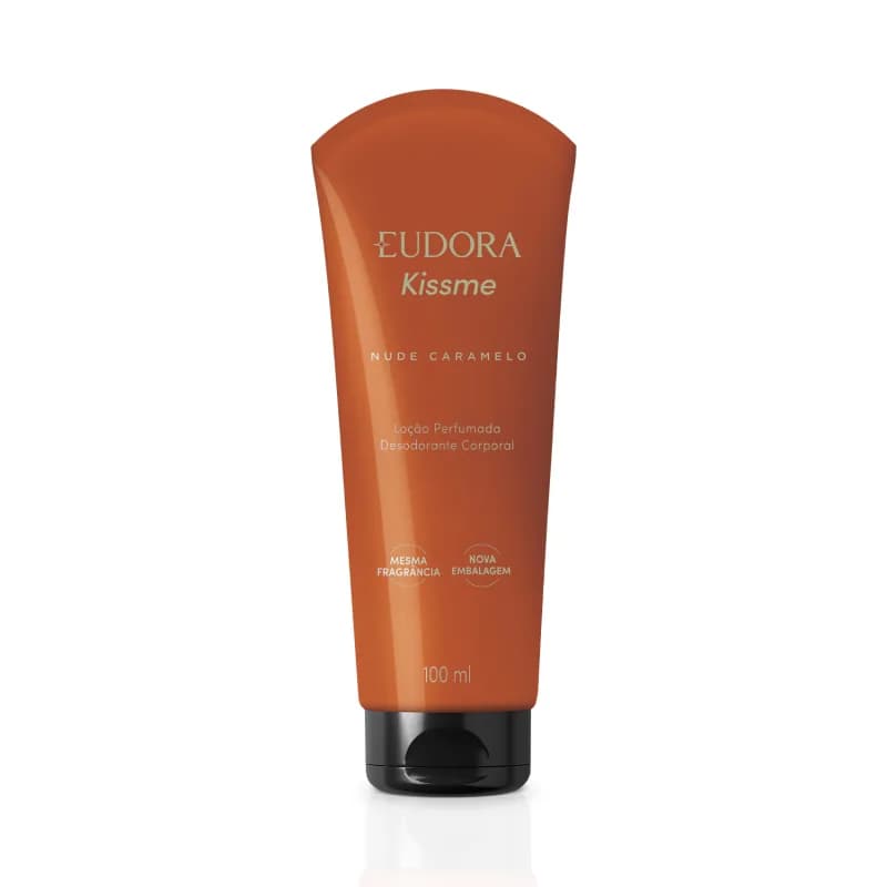 Loção Hidratante Corporal Kiss Me Nude Caramelo 100ml Eudora