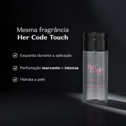 Óleo De Massagem Corporal Her Code Touch 150ml O Boticário
