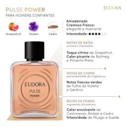 Pulse Power Desodorante Colônia 100ml Eudora
