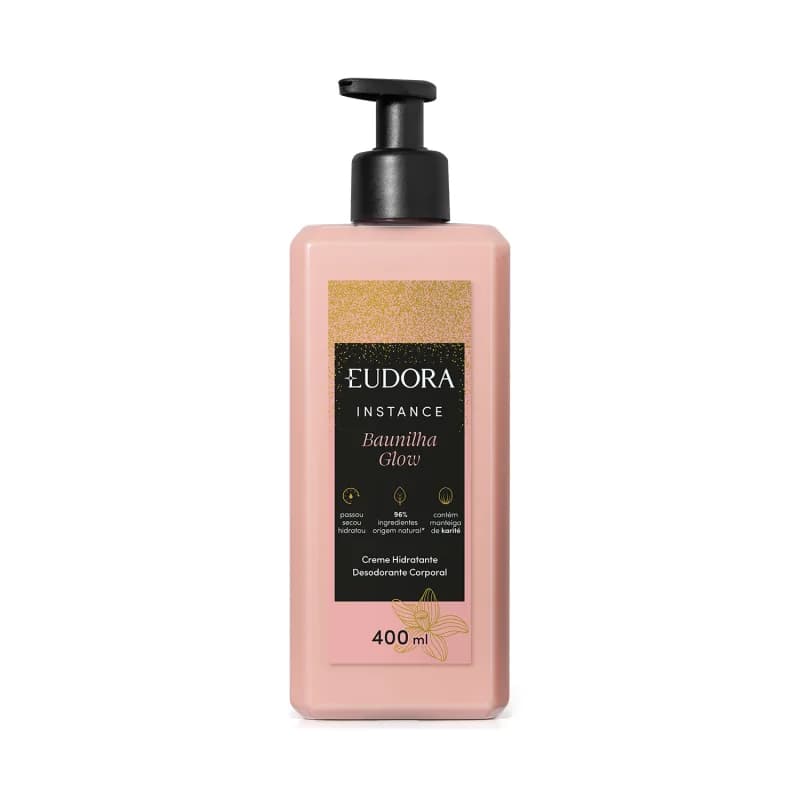 Creme Hidratante Instance Baunilha Glow Eudora