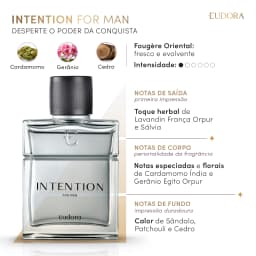 Intention For Man Colônia Desodorante 100ml Eudora