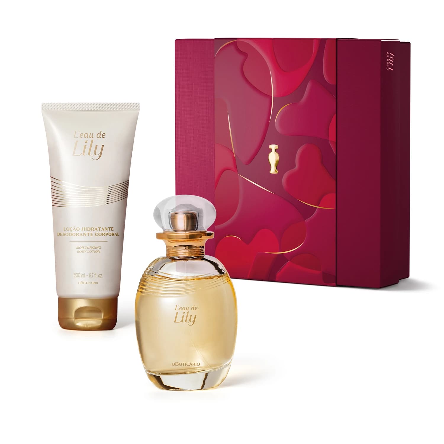 Kit L'eau de Lily Presente Dia dos Namorados 2025 (2 Itens) O Boticário