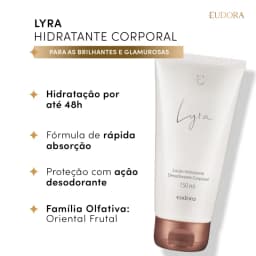 Loção Hidratante Corporal Lyra 150ml Eudora