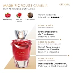 Magnific Rouge Camélia Desodorante Colônia 75ml Eudora