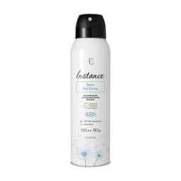 Antitranspirante Aerossol Sem Cheiro Instance 150ml/90g Eudora