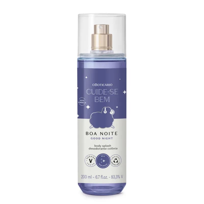 Body Splash Cuide-se Bem Boa Noite O Boticário