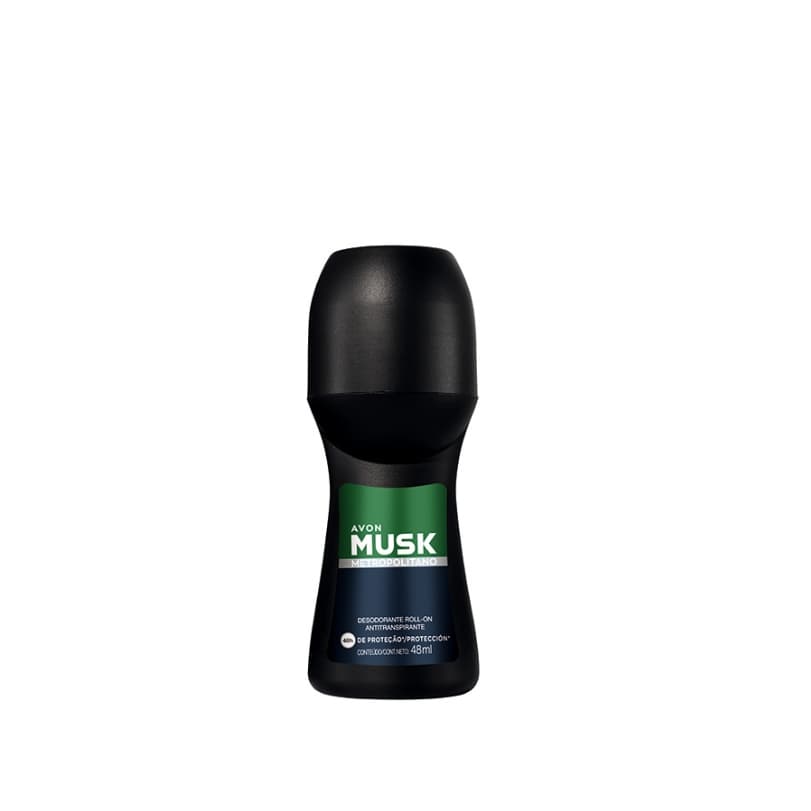 Desodorante Roll On Musk Metropolitano 48ml Avon