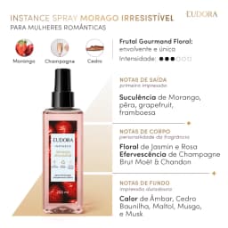 Spray Perfumado Instance Morango Irresistível 200ml Eudora