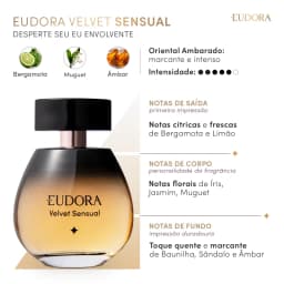 Velvet Sensual Desodorante Colônia 100ml Eudora