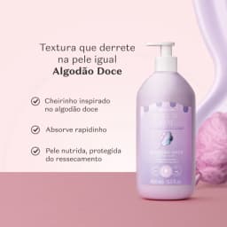 Loção Hidratante Cuide-se Bem Doces Delírios Algodão Doce