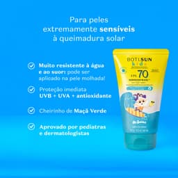 Protetor Solar Infantil FPS70 Boti Sun Kids 120g O Boticário