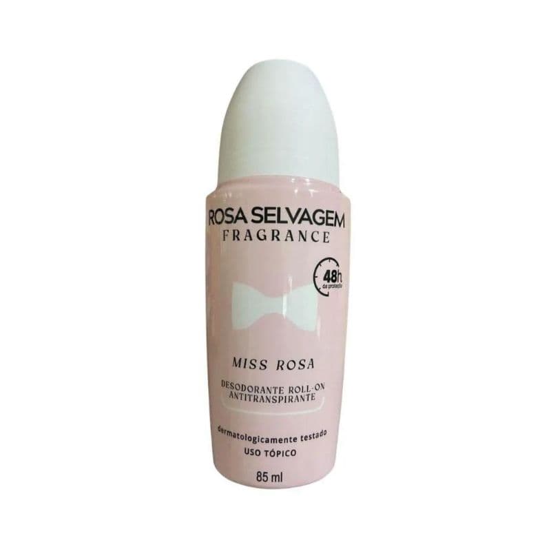 Desodorante Roll-On Clareador Miss Rosa Rosa Selvagem