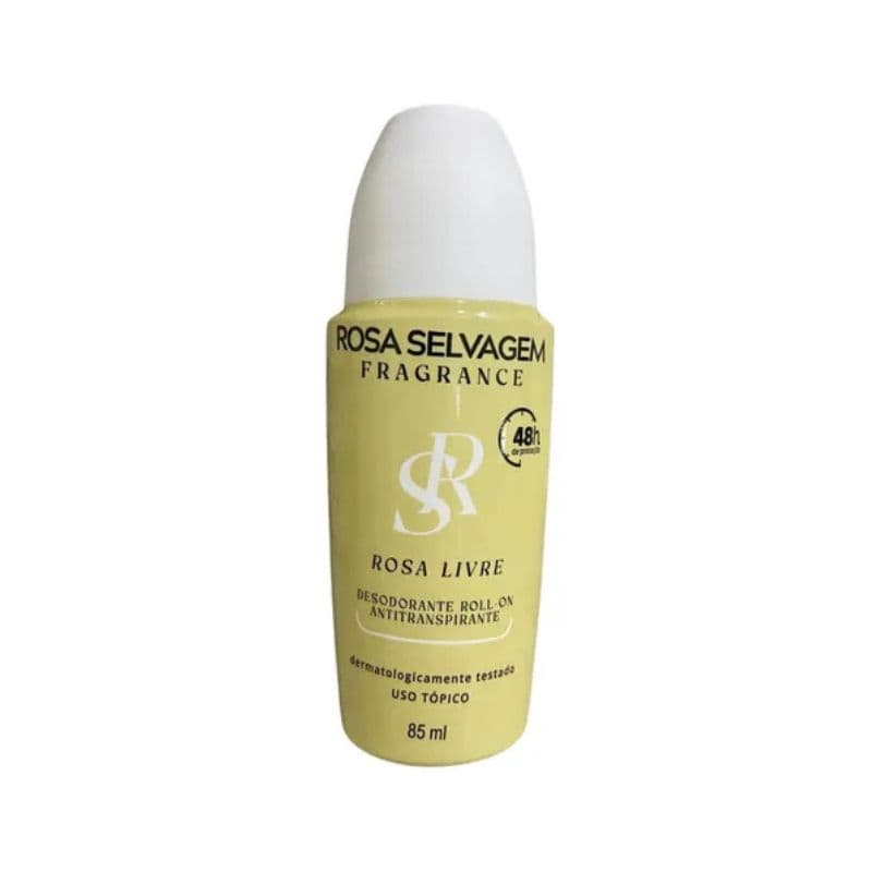 Desodorante Roll-On Clareador Rosa Livre Rosa Selvagem