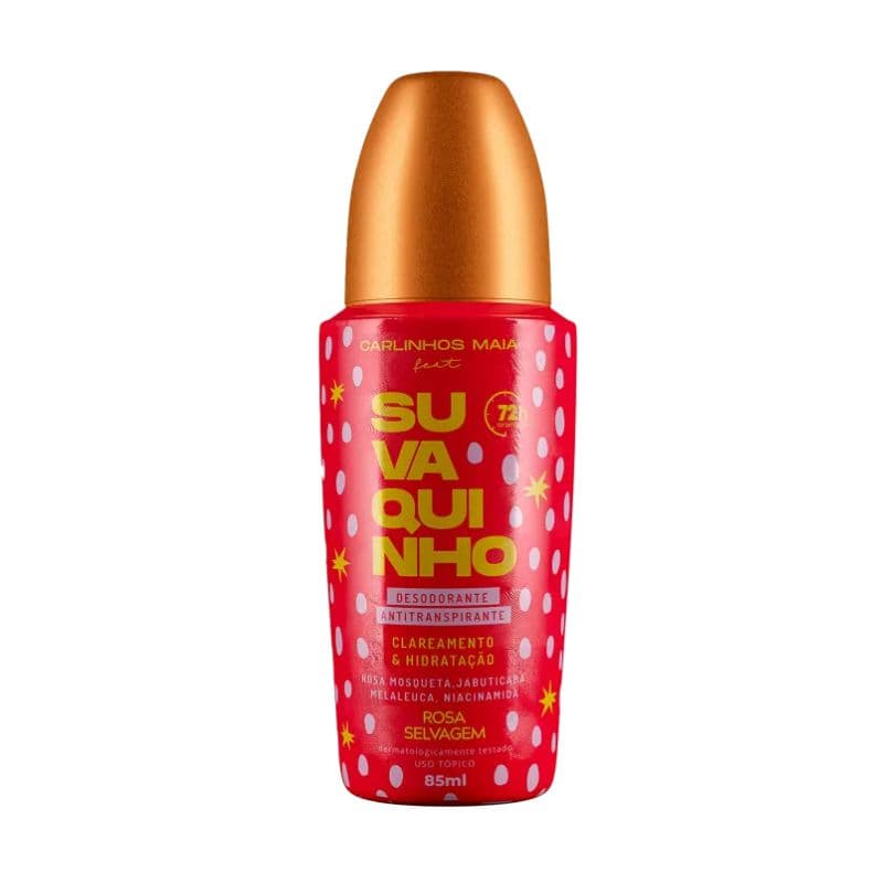Desodorante Roll-On Clareador Suvaquinho Rosa Selvagem