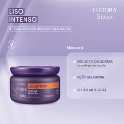 Máscara Capilar Siàge Liso Intenso 250g Eudora
