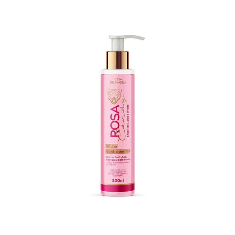 Sabonete Íntimo Rosa Candy 200ml Rosa Selvagem