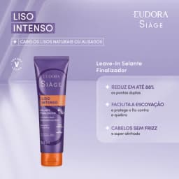 Leave-In Capilar Selante Finalizador Siàge Liso Intenso 100ml Eudora