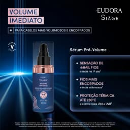Sérum Pró-Volume Siàge Volume Imediato 100ml Eudora
