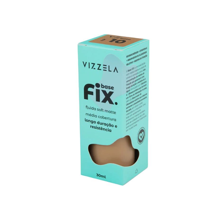 Base Líquida FIX Cor 10 Vizzela