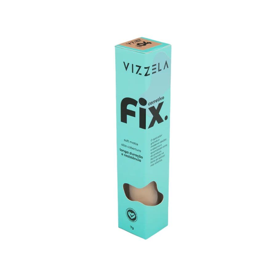 Corretivo Líquido FIX Cor 4 7g Vizzela