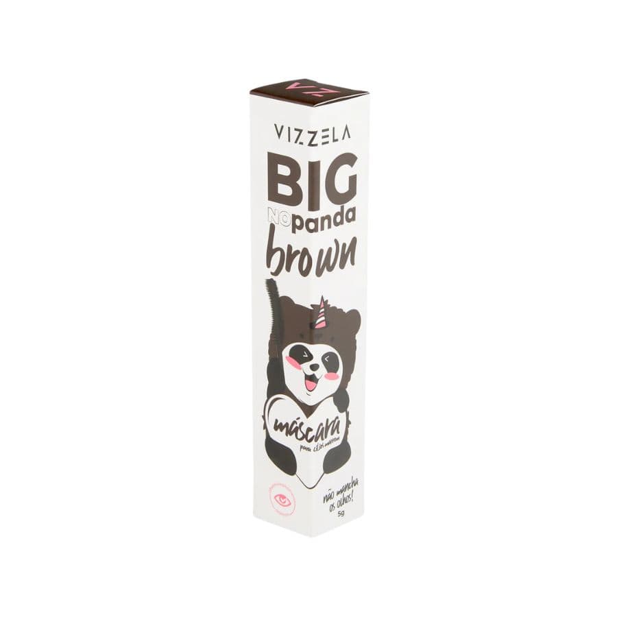 Máscara Big No Panda Brown Marrom 5g Vizzela