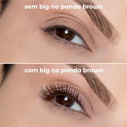 Máscara Big No Panda Brown Marrom 5g Vizzela