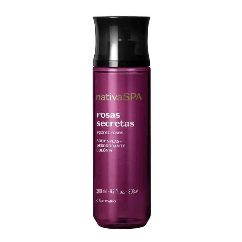 Body Splash Nativa Spa Rosas Secretas O Boticário