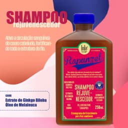 Shampoo Rejuvenescedor Rapunzel 250ml Lola