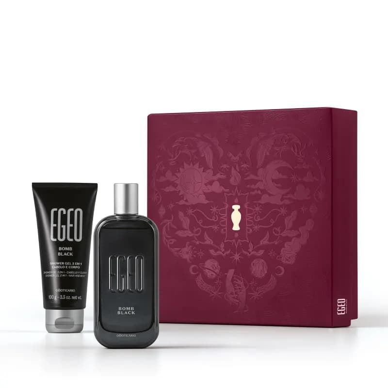 Kit Egeo Bomb Black Presente Dia Dos Namorados 2026 O Boticário