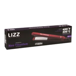 Prancha Chapinha Alisadora Neo Titanium Vermelha 230°C/450°F Lizz Pro