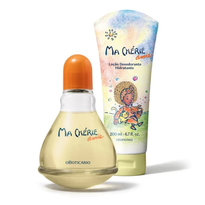 Combo Ma Chérie Amie Colônia 100ml + Loção Corporal 200ml O Boticário