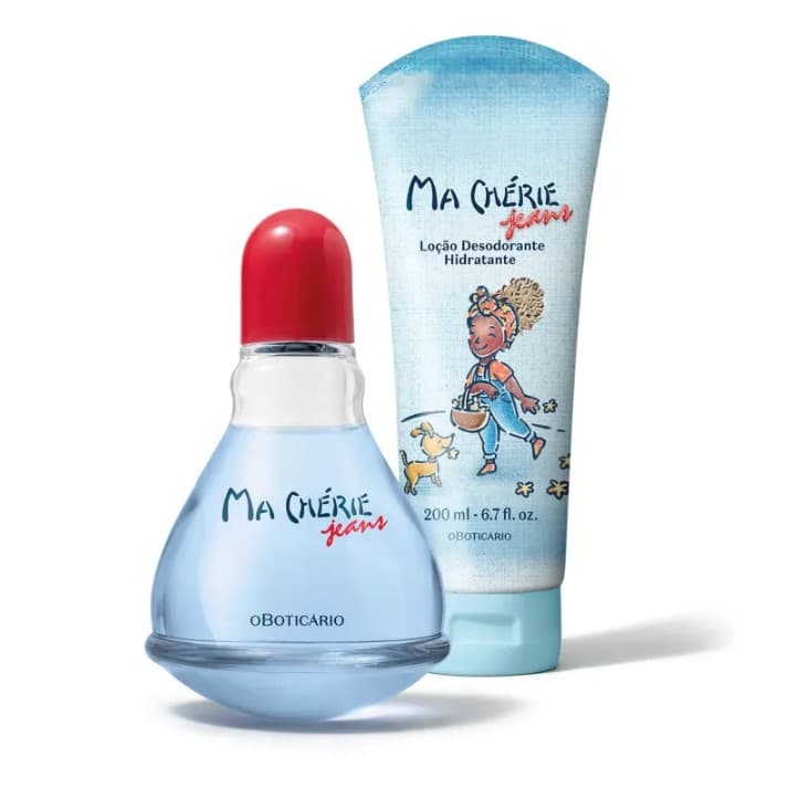 Combo Ma Chérie Jeans Colônia 100ml + Loção Corporal 200ml O Boticário