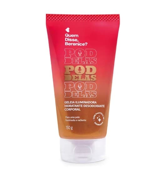Geleia Iluminadora Pod Delas QDB Hidratante Desodorante Corporal 150g
